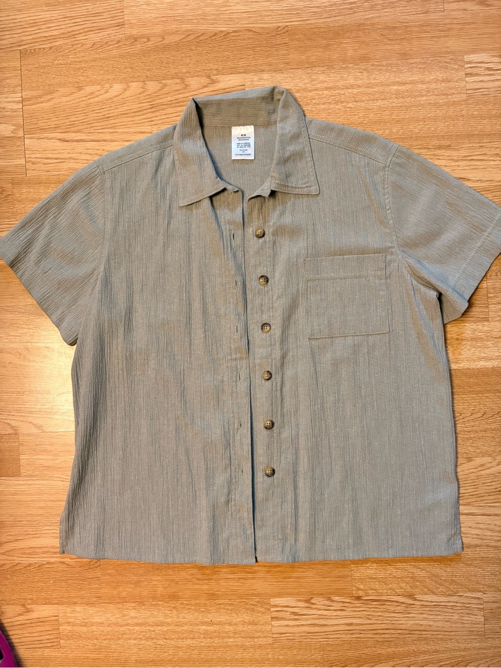 Sage Green Button Down